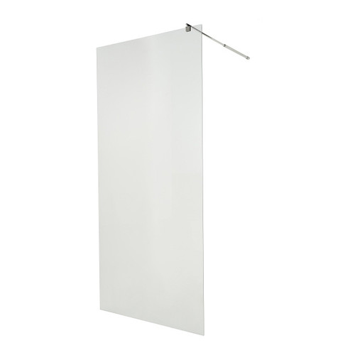 Cooke & Lewis Shower Walk-in Panel 120cm, chrome/transparent