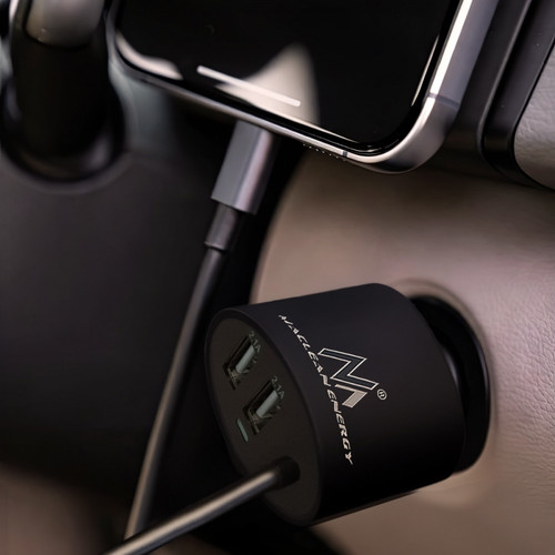 Maclean Car Charger 1.8m Lightning MCE76