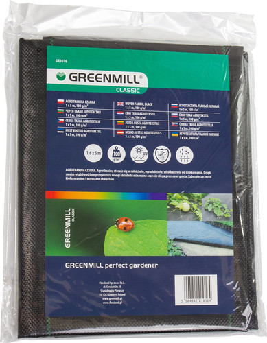 Black Weed Control Fabric Roll 1 x 5 m
