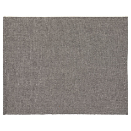 SVARTSENAP Place mat, grey, 35x45 cm