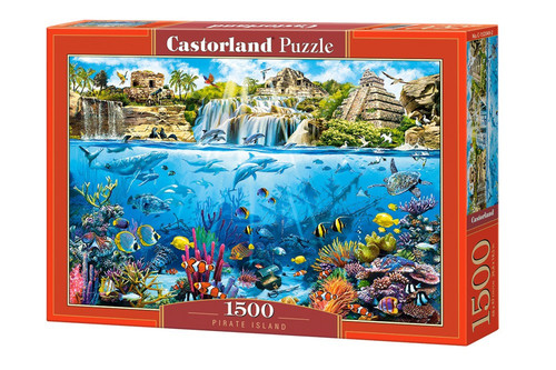 Castorland Jigsaw Puzzle Coral Reef Pirate Island 1500pcs 10+