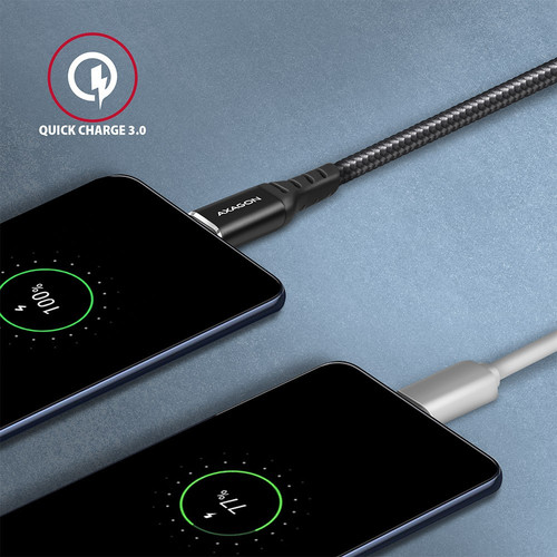 AXAGON USB Cable BUCM-AM10AB cable USB-C to USB-A 1m USB