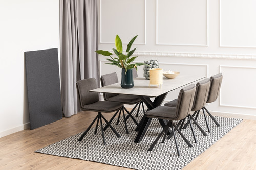 Dining Chair Flynn, grey/anthracite