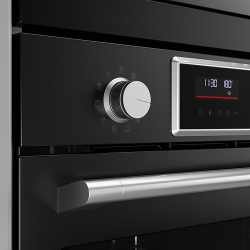 STENABY True fan oven, added steam function bake function/black IKEA 500