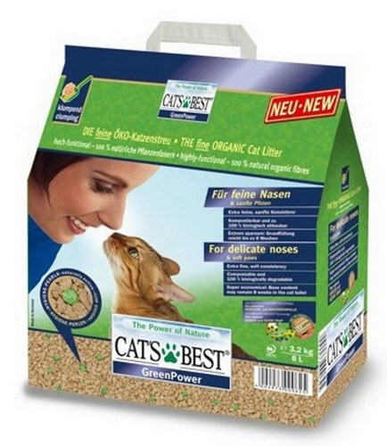 Cat's Best Cat Litter Sensitive (Green Power) 8L / 2.9kg