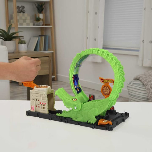 Hot Wheels Crocodile Loop Playset HKX39 4+