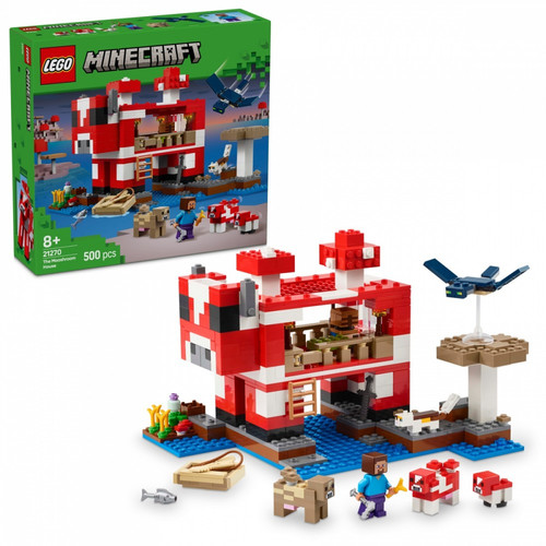 LEGO Minecraft The Mooshroom House 8+