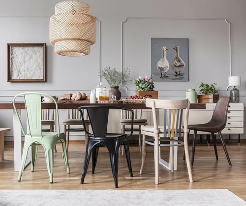 Dining Chair Paris Arms, black