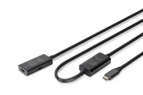 DIGITUS Active USB 3.2 Gen1 5G extension cable, USB-C - USB-C, 10m