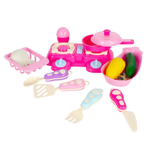 My Kitchen Food & Cookware Playset 3+