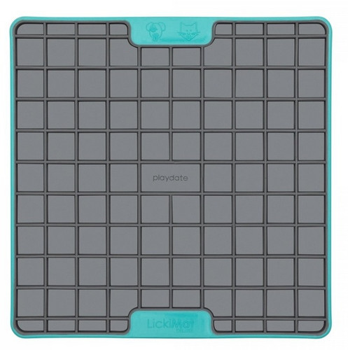 LickiMat Playdate Deluxe/Tuff for Dogs, hard, turquoise
