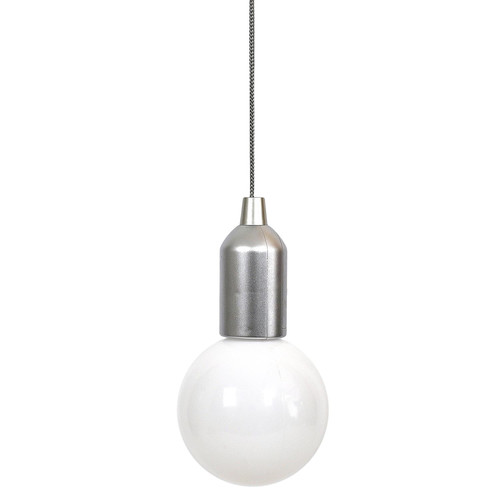 Pendant LED Lamp L, battery-operated, silver