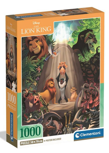 Clementoni Jigsaw Puzzle Lion King 1000pcs