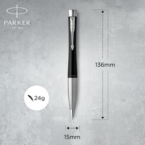 Parker Urban Twist Muted Black CT Ballpoint Pen
