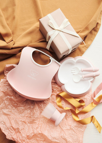 BABYBJORN Baby Dinner Set - Powder Pink