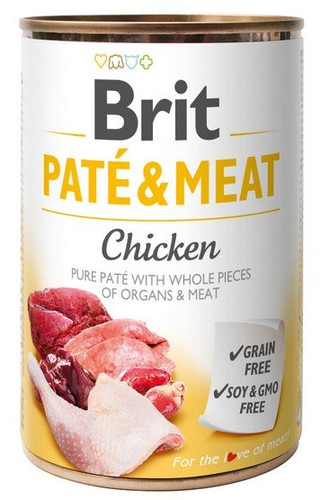 Brit Pate & Meat Chicken Dog Food Can 800g