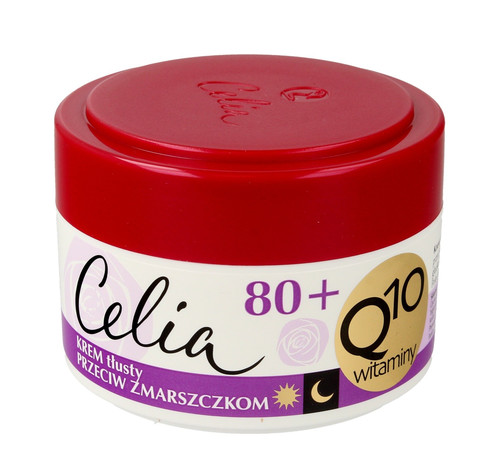 Celia Q10 Vitamins Rich Anti-Wrinkle Face Cream 80+ Day/Night 50ml