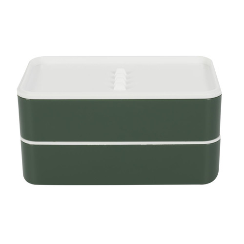 Thermos Flask & Lunch Box Set, green