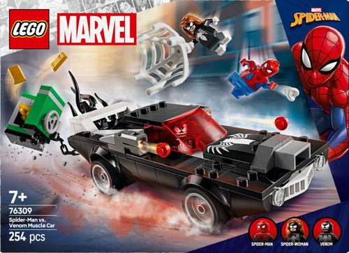 LEGO Marvel Spider-Man vs. Venom Muscle Car 7+