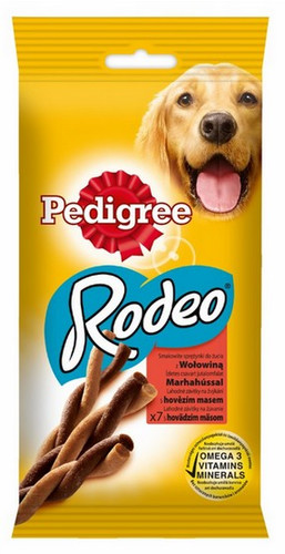 Pedigree Rodeo Beef Dog Treat 122g