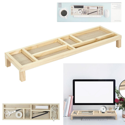 Desk Shelf Organizer, natural