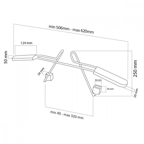Maclean Car Clothing Hanger MC-870