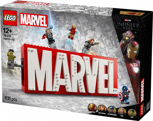 LEGO Super Heroes MARVEL Logo & Minifigures 12+