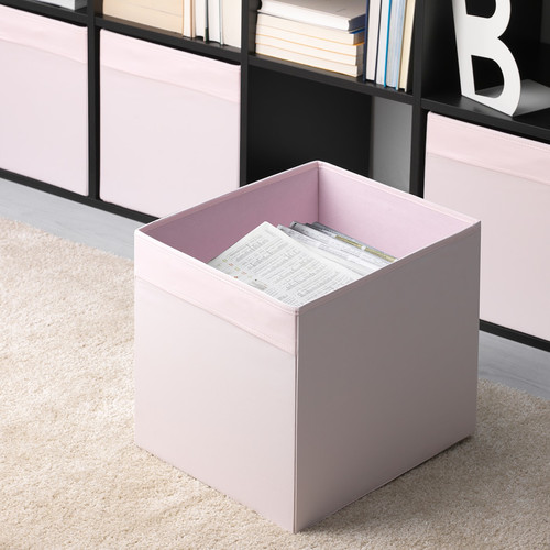 DRÖNA Box, light pink, 33x38x33 cm