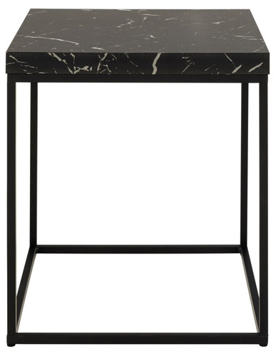 Coffee Table Barossa 40x40cm, black marble