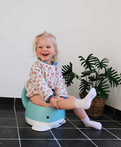 Bo Jungle B-Whale Potty, pastel mint blue, 12m+