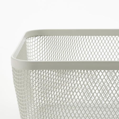 IKEA 365+ Food storage basket, metal/white, 30x20x11 cm