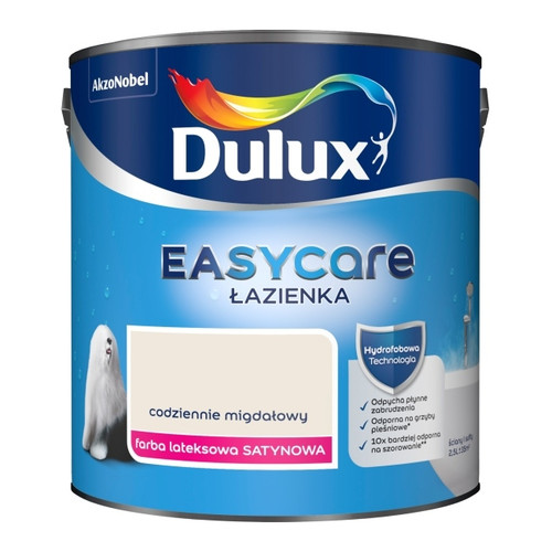 Dulux EasyCare Bathroom Hydrophobic Paint 2.5l everyday almond
