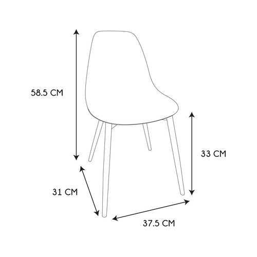 Children's Chair Caudry, pink