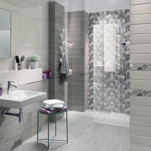 GoodHome Glazed Tile Veloso 25 x 36 cm, grey, 1.35 m2