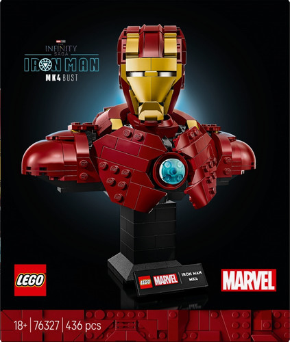 LEGO Marvel The Infinity Saga Iron Man MK4 Bust 18+
