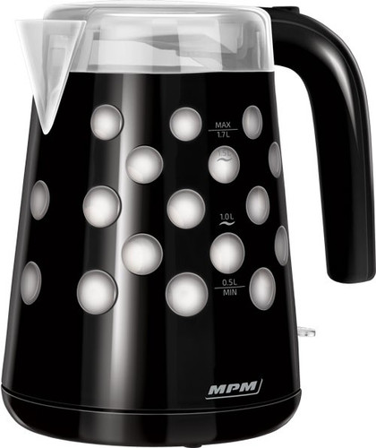 MPM Cordless Kettle MCZ-86/C 2200W 1.7l, black