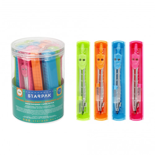 Starpak Metal Compass Graffiti 12pcs