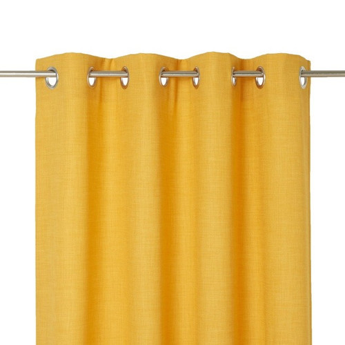 Block-out Curtain GoodHome Novan 140x260cm, mustard yellow