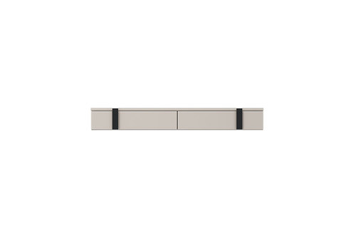 Wall-mounted Console Table Dresser Verica, cashmere/black handles
