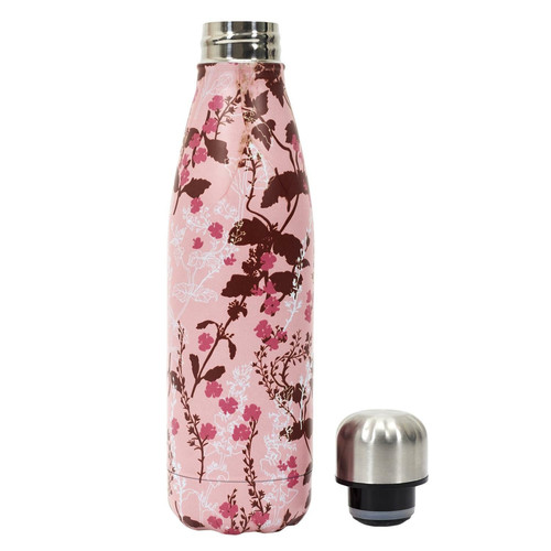 Thermal Bottle Flower 500ml, pink