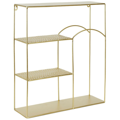 Shelving Unit Alia, gold