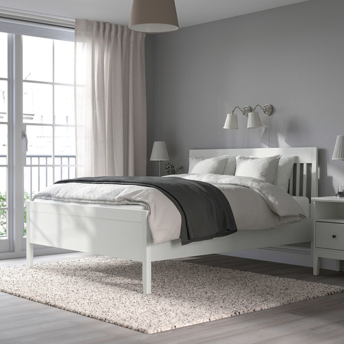 IDANÄS Bed frame, white, 160x200 cm
