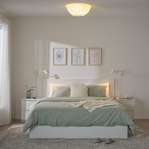 REGNSKUR Ceiling lamp, white, 48 cm