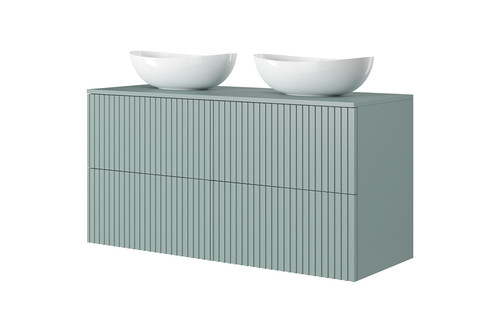 Wall-mounted Wash-basin Cabinet MDF Nicole 60cm, sage