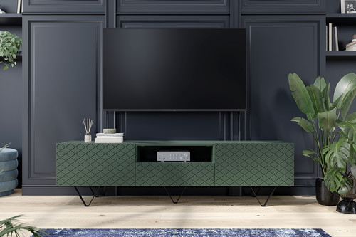 TV Cabinet Scalia, matt labrador/black legs