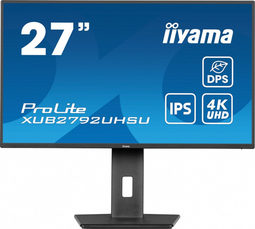 IIYAMA 27" Monitor XUB2792UHSU-B6 4K IPS DP HDMI USB-C