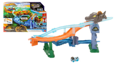 Hot Wheels RacerVerse Jurassic World Sea Dino Chase JFP32 4+