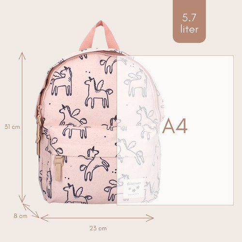 Kidzroom Preschool Backpack Unicorn, pink