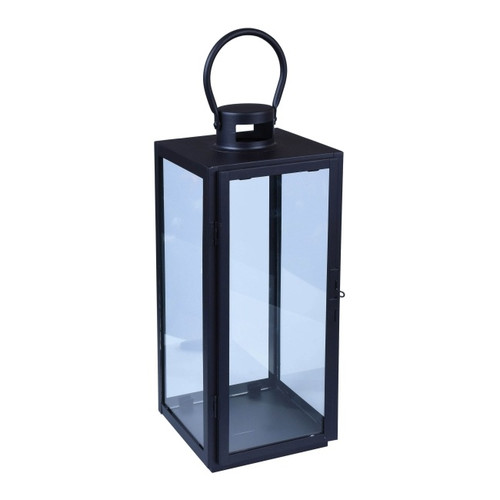 Metal Lantern, large, black