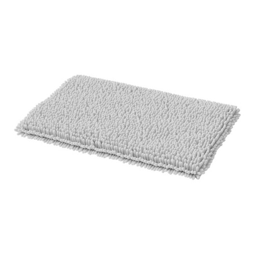 GoodHome Bath Mat Graphene 50 x 80 cm, white